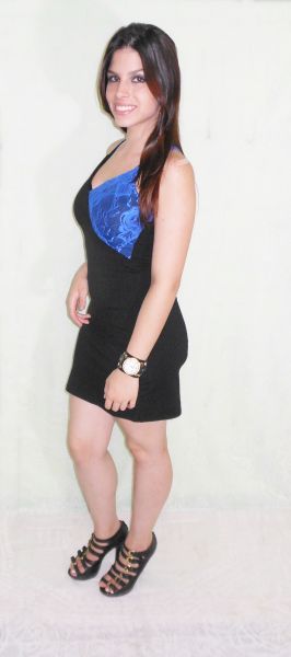 VESTIDO COM RENDA ref 004